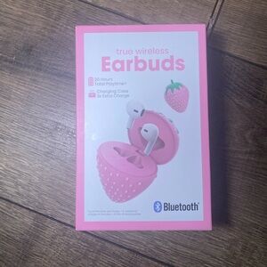 Bluetooth Pink True Wireless Earbuds